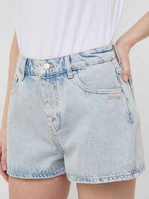 Однотонные джинсовые шорты Armani Exchange