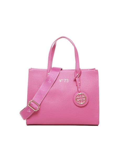 Shopper handtasche mit taschen V°73 pink
