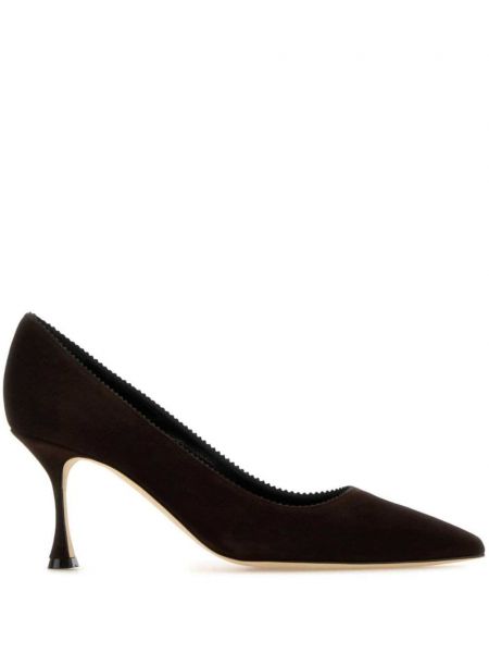 Pumps Manolo Blahnik brun