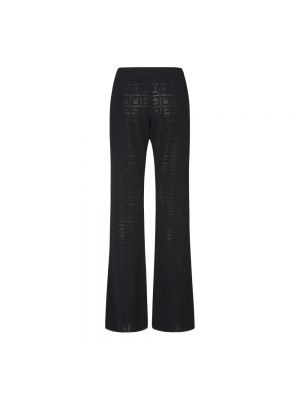 Pantaloni dritti in tessuto jacquard Givenchy nero