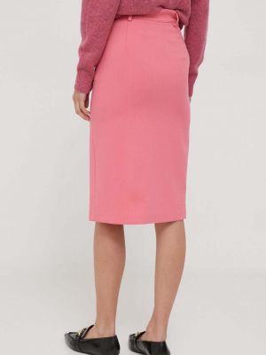 Midi sukně United Colors Of Benetton růžové