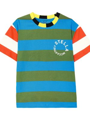 Stripete bomull t-skjorte for gutter Stella Mccartney Kids