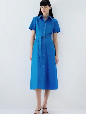 Платье-рубашка Charuel голубое