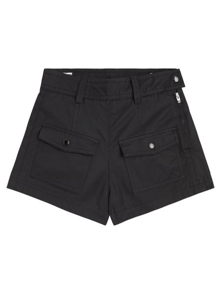 Bomull shorts for jenter Moncler Enfant svart