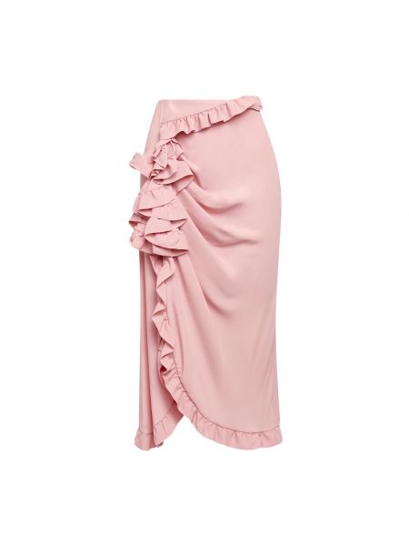 Spódnica midi Maliparmi różowa
