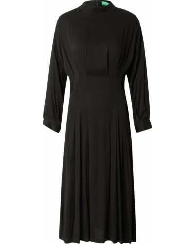 Μίντι φόρεμα United Colors Of Benetton μαύρο