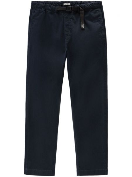 Rovné kalhoty Woolrich modré