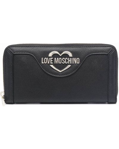 Кошелек на молнии с логотипом Love Moschino