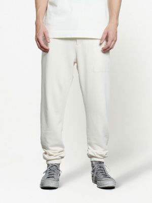 Spodnie sportowe bawełniane Applied Art Forms białe