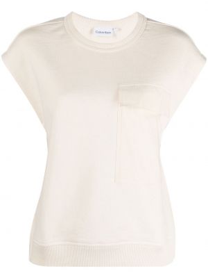 Sweat sans manches en coton Calvin Klein