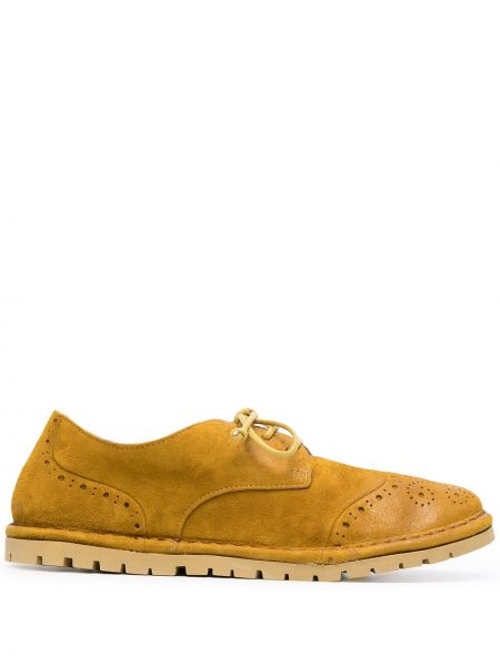 Zapatos oxford con cordones Marsèll amarillo