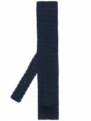 Pletena svilena kravata Tom Ford plava