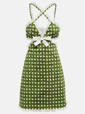 Raštuotas suknele Giambattista Valli žalia