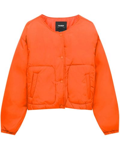 Átmeneti dzseki Pull&bear narancsszínű
