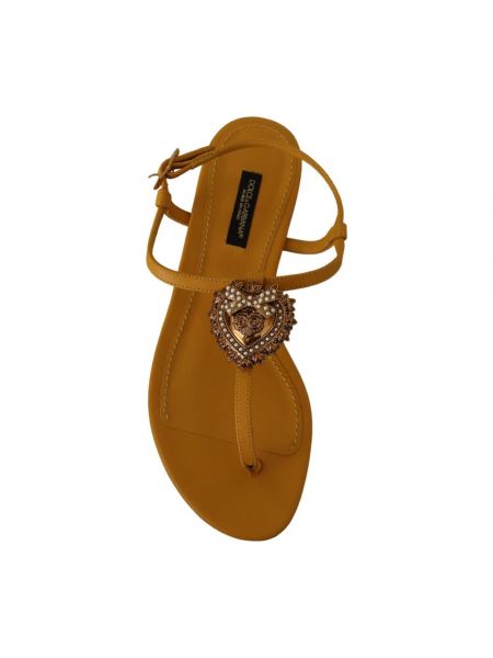 Herzmuster sandale Dolce & Gabbana gelb
