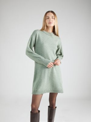 Pletené pletené šaty Only zelená