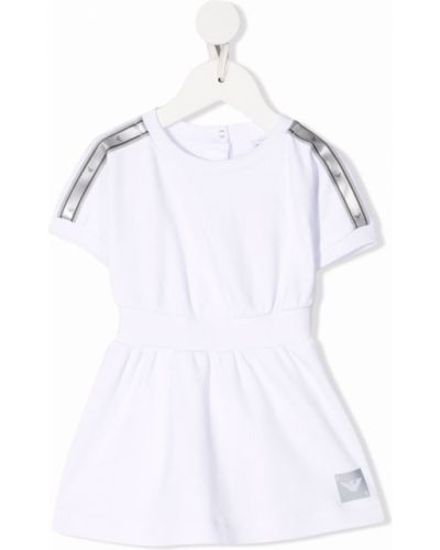 Dress for jenter Emporio Armani Kids hvit