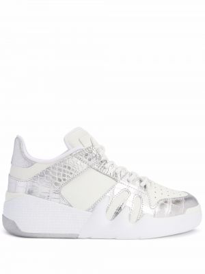 Lær sneakers Giuseppe Zanotti hvit