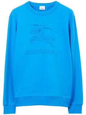 Sweatshirt aus baumwoll Burberry blau