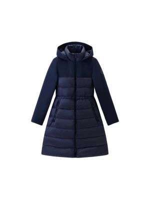 Softshell mantel mit kapuze Woolrich blau