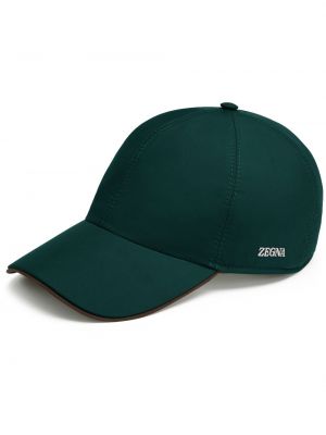 Cappello con visiera Zegna verde