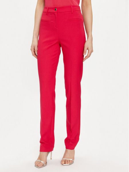 Pantaloni slim fit Morgan roșu