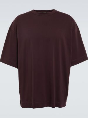 T-shirt en coton Dries Van Noten marron