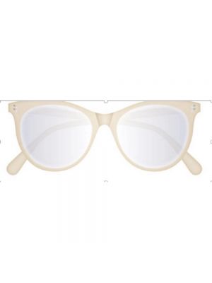 Okulary przeciwsłoneczne Stella Mccartney beżowe