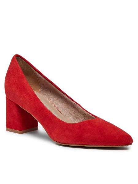 Ниски обувки Tamaris червено