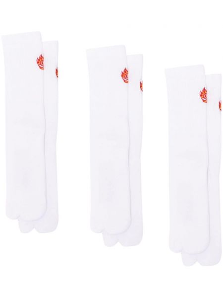 Prstové ponožky Maharishi bílé
