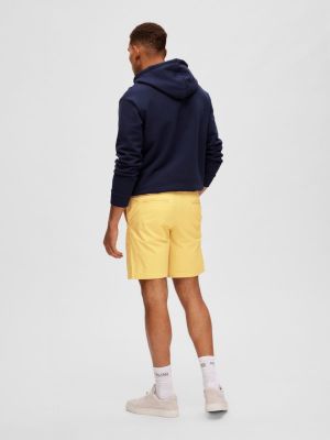Pantaloni chino Selected Homme giallo