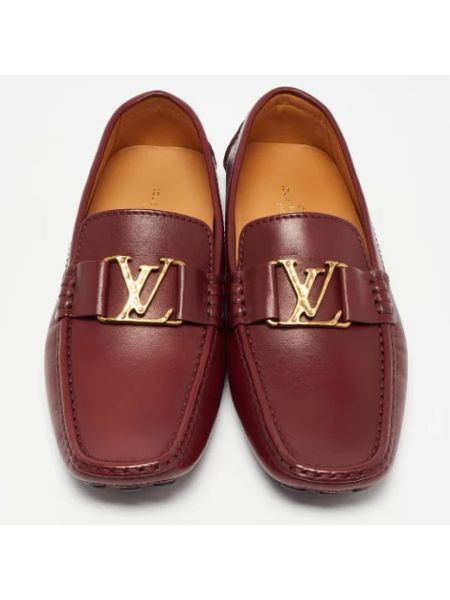 Calzado de cuero Louis Vuitton Vintage rojo