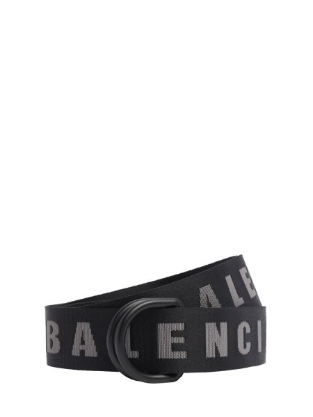 Ceinture en nylon Balenciaga noir