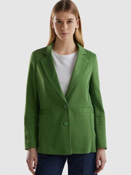 Пиджак United Colors Of Benetton зеленый