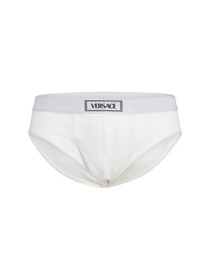 Boxeri din bumbac Versace Underwear alb