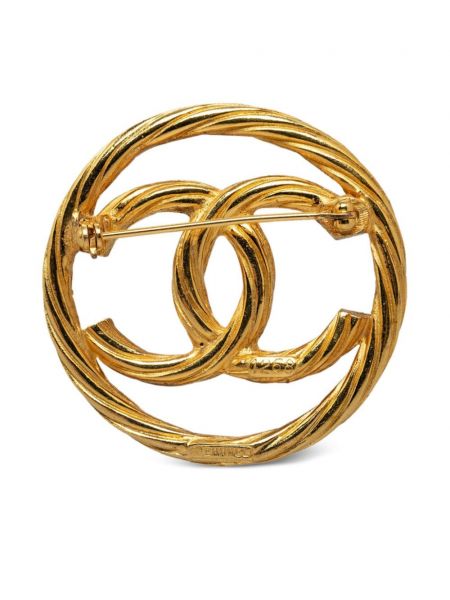 Broche Chanel Pre-owned doré
