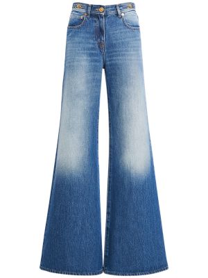 Jeans large Versace bleu