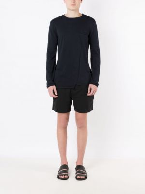 Sweter bawełniany asymetryczny Osklen czarny