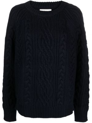 Sweter z okrągłym dekoltem Dunst niebieski