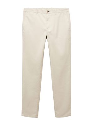 Pantaloni chino Mango Man alb