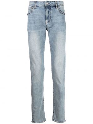 Slank stretch jeans Armani Exchange blå