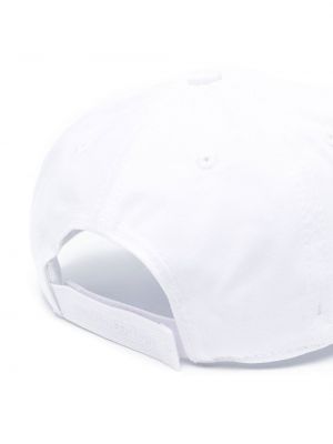 Haftowana czapka z daszkiem Vetements biała