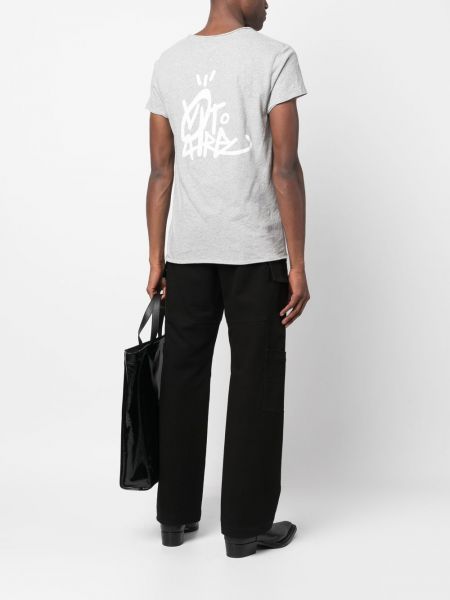 T-shirt aus baumwoll mit print Zadig&voltaire grau
