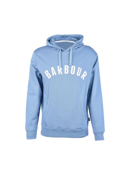 Hoodie Barbour bleu