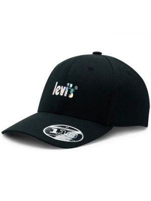 Czarna czapka z daszkiem Levi's