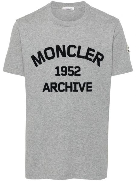 Tişört Moncler gri