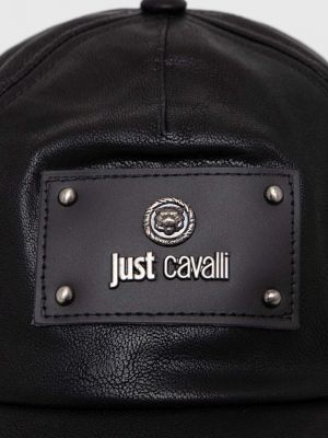Czapka z daszkiem Just Cavalli czarna