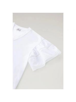 Camiseta Woolrich blanco