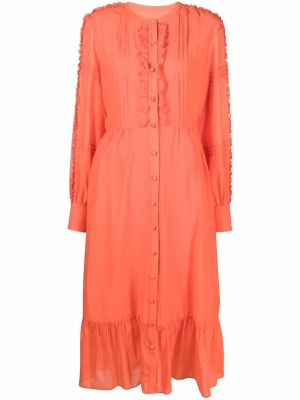 Šaty Marchesa Notte, oranžová