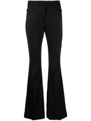 Μάλλινο παντελόνι Tom Ford μαύρο